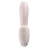 Гибкий вибратор с вакуумным стимулятором и приложением Satisfyer Sunray пыльно-розовый фото 4