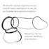Набор из 3 эрекционных колец Silicone 3-Ring Stamina Set чёрные фото 2