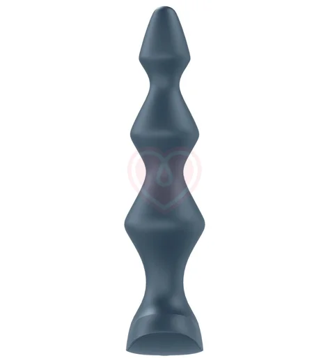 Анальный вибростимулятор Satisfyer Lolli Plug 1 серый фото 3