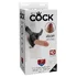 Страпон с реалистичной насадкой King Cock Uncut 18 см фото 5