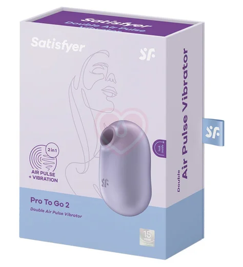 Вакуумный вибростимулятор Satisfyer Pro To Go 2 фиолетовый фото 5