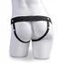Полый реалистичный фаллопротез с вибрацией Hollow Rechargeable Strap-on with Balls 20 см мулат фото 5
