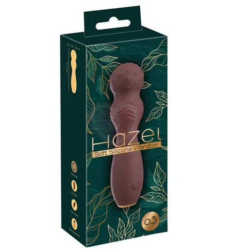 Рельефный вибратор Hazel 03 коричневый фото 5