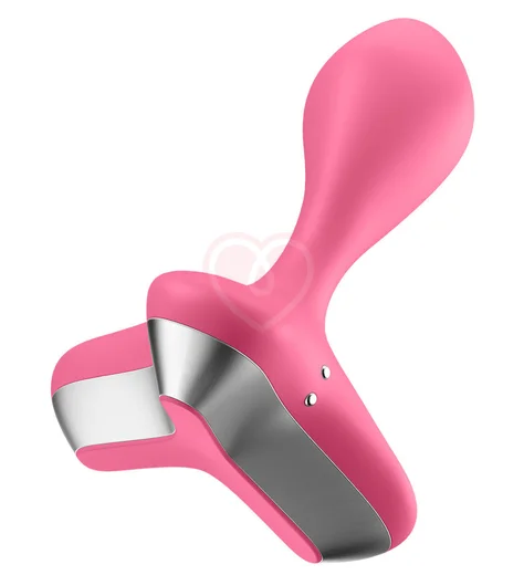 Анальная вибропробка Satisfyer Game Changer с приложением розовая фото 5