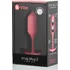 Утяжелённая анальная пробка для ношения b-Vibe Snug Plug 2 малая коралловая фото 6
