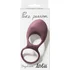 Двойное эрекционное кольцо с вибрацией Pure Passion Daydream бордовое фото 3
