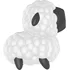 Вакуумно-волновой стимулятор клитора с вибрацией Satisfyer Dreamy Sheep чёрный с белым фото 2