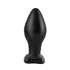 Огромная анальная пробка Pipedream Large Silicone Plug чёрная фото 2