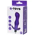 Анальная вибропробка A-Toys Vibro Anal Plug M фиолетовая фото 4