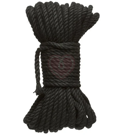 Верёвка для связывания Doc Johnson Merci Bind Tie 15 м чёрная фото 1