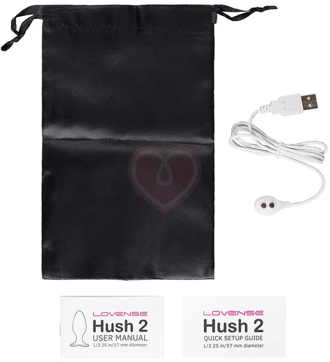 Большая анальная пробка Lovense Hush 2 L с приложением фото 6
