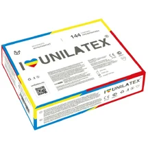 Ароматизированные презервативы Unilatex Multifrutis цветные 144 шт
