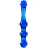 Двусторонний стеклянный фаллоимитатор с 4 шариками Sexus Glass Blue Ocean фото 1