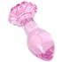 Анальная пробка Sexus Glass из розового стекла фото 2