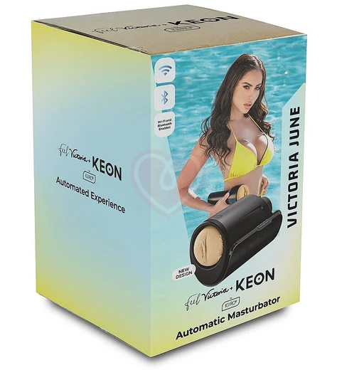 Автоматический мастурбатор Kiiroo Keon WiFi + Feel Stroker Victoria June копия вагины фото 2