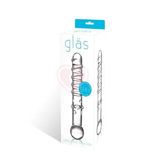 Стеклянный прозрачный стимулятор Glas Callisto фото 2