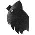 Закрытая кожаная маска с кошачьими ушками Pecado BDSM черная фото 5