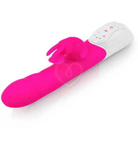 Вибратор-кролик с эффектом всасывания Clitoral Suction Rabbit розовый фото 6