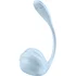 Виброяйцо Satisfyer Smooth Petal с управлением со смартфона голубое фото 4
