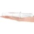 Стеклянный фаллоимитатор с ручкой Girthy Cock Double Ended With Handle прозрачный фото 4
