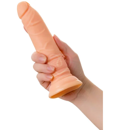 Реалистичный фаллоимитатор на присоске A-Toys by Toyfa Krip телесный фото 4