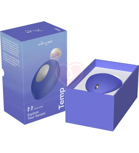 Вибратор для клитора We-Vibe Temp с функциями нагрева и охлаждения голубой фото 16