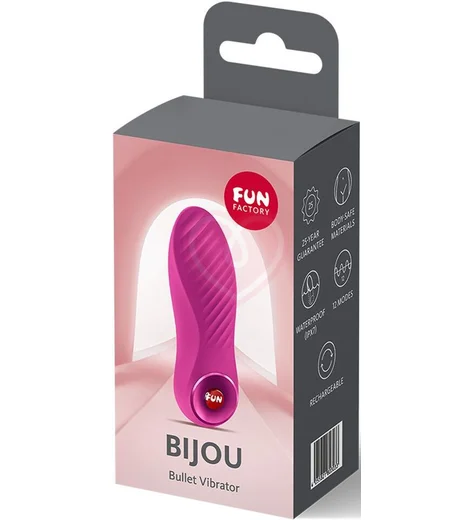 Вибратор для стимуляции клитора Fun Factory Bijou розовый фото 6