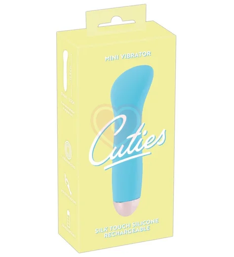 Мини вибратор Cuties голубой фото 5