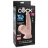 Фаллоимитатор с увеличенной мошонкой King Cock Plus 6 Triple Density 19,5 см фото 2