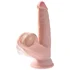 Фаллоимитатор с увеличенной мошонкой King Cock Plus 6 Triple Density 19,5 см фото 5