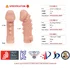 Насадка с бугорками и отверстием для мошонки Kokos Cock Sleeve CS-008-S фото 2