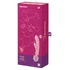 Двухсторонний вибратор-массажер Satisfyer Triple Lover розовый фото 5