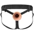 Фаллопротез Hollow Silicone Strap-On 18 см телесный фото 4