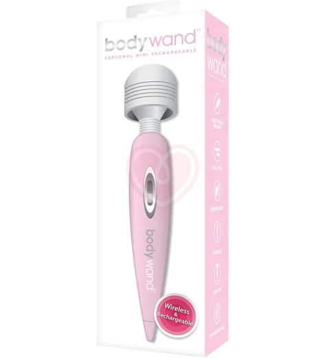 Беспроводной массажер BodyWand Mini розовый фото 2