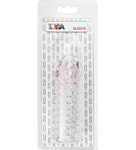 Насадка на член с шипами Toyfa Basic прозрачная фото 3