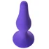 Силиконовая анальная пробка ToyFa A-Toys малая фиолетовая фото 5