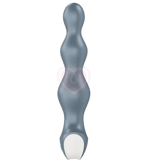 Анальный вибростимулятор Satisfyer Lolli Plug 2 серый фото 3