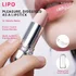 Вакуумный стимулятор клитора в виде помады BeYourLover Lipo серебристый фото 5