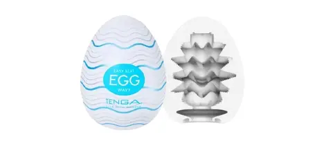 Мастурбатор яйцо Tenga Egg Wavy New фото 7