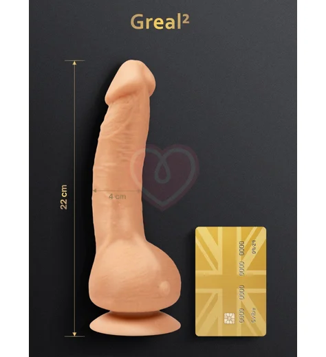 Реалистичный вибратор Gvibe Greal 2 телесный фото 4