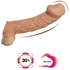 Реалистичная насадка с отверстием для мошонки Kokos Cock Sleeve CS001-M фото 2