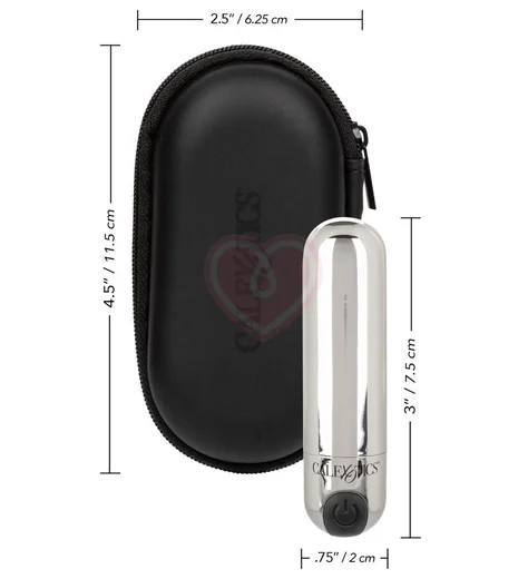 Вибропуля Rechargeable Hideaway Bullet с чехлом для хранения фото 2