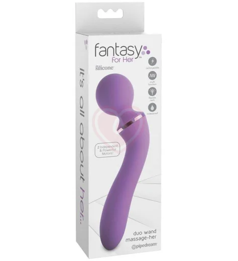 Двусторонний вибратор-массажер Flexible Please-Her фиолетовый фото 7