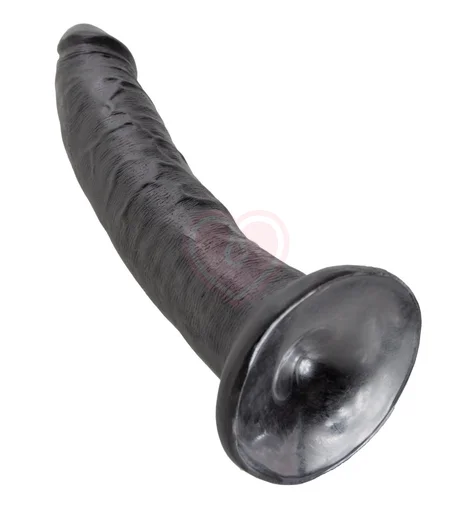 Фаллоимитатор на присоске King Cock 19 см чёрный фото 2