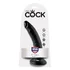 Фаллоимитатор на присоске King Cock 19 см чёрный фото 4