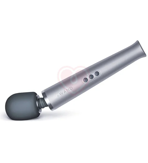 Мощный массажёр Le Wand Rechargeable серебряный фото 3
