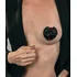 Пэстисы Burlesque Blaze круги с бантиками чёрные с красным фото 4