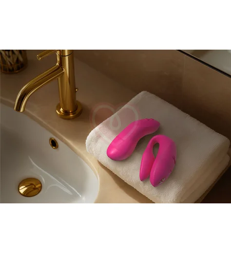 Вибратор для пар We-Vibe Chorus Pro с сенсорным пультом розовый фото 8