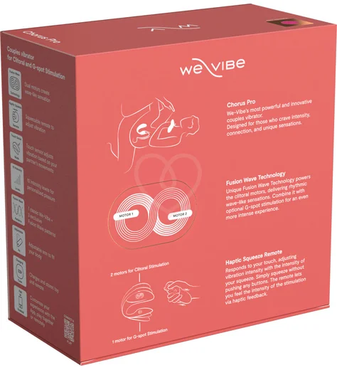 Вибратор для пар We-Vibe Chorus Pro с сенсорным пультом розовый фото 10