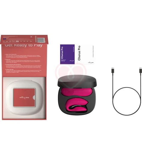 Вибратор для пар We-Vibe Chorus Pro с сенсорным пультом розовый фото 14